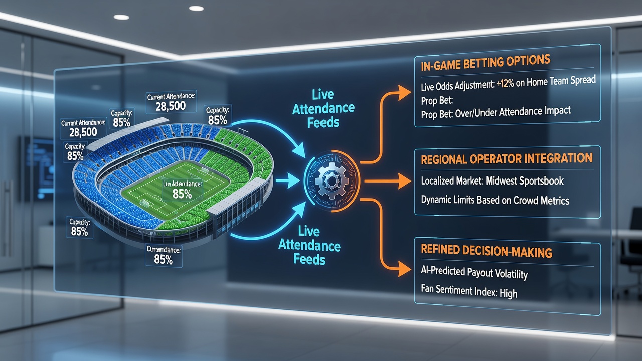 Operators reviewing real-time attendance dashboards alongside live sports odds on multiple screens
