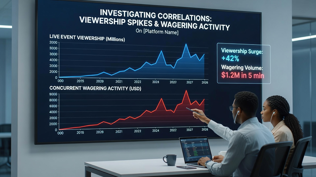Heatmap illustrating real-time betting activity peaks matched against broadcast viewership curves across multiple time zones